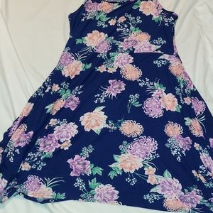 Rouge Collection Flowered Dress